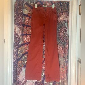 Women's Red Massimo Dutti Jeans